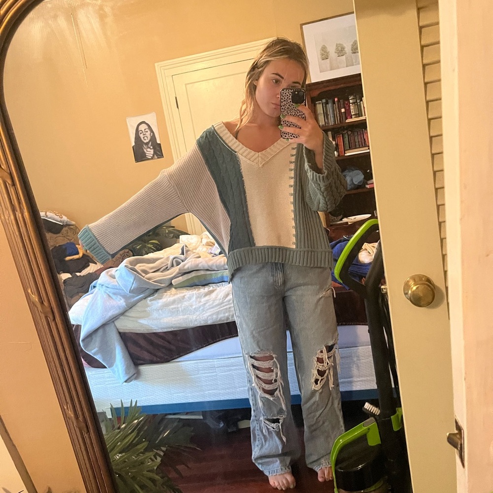 Green Knit Sweater